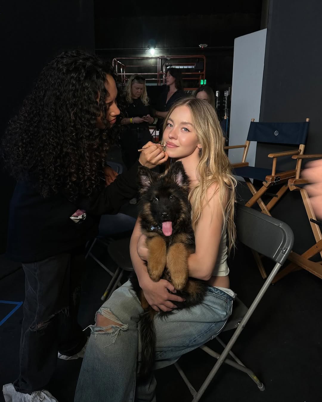 Sydney Sweeney German Shepherd Sully Bear to Her Family